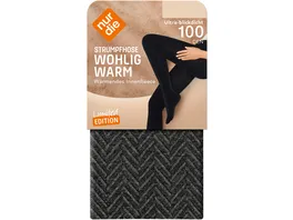 NUR DIE Damen Strumpfhose Wohlig Warm 100 DEN