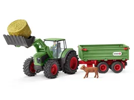 Schleich Farm World Bauer mit Traktor und Zubehoer