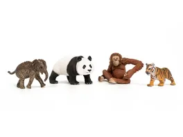 Schleich 42736 Wild Life Asien Starter Set