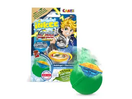 CRAZE INKEE Surprise Badebombe mit Mini Blade Kreisel