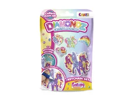 CRAZE DIAMONDZ Keychain Set Galupy Unicorn