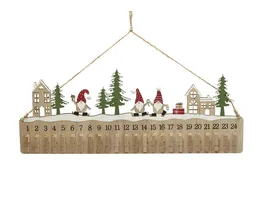 Deco Love Holz Adventskalender mit Klammern