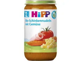 HiPP Menue Bio Schinkennudeln mit Gemuese