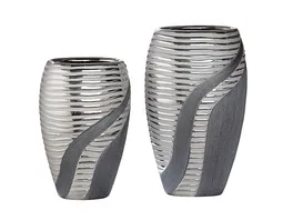GILDE MODERN2 Keramik Vase oval Sevilla H 19 5cm