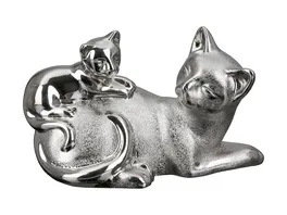 GILDE Porzellan Skulptur Katze