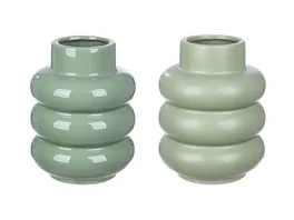 GILDE Vase Rim Keramik H 20cm