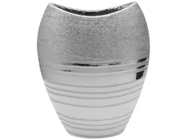 GILDE Keramik ovale Vase Lavena H 29 5cm