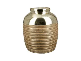 GILDE Keramik bauchige Vase Padua H 24 5cm