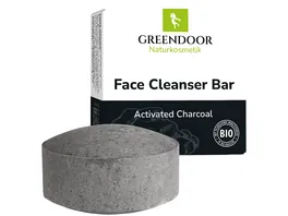 GREENDOOR Face Cleanser Bar Activated Charcoal