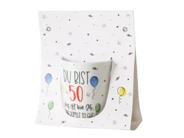Boltze Tasse in Geschenkpackung 50 Geburtstag