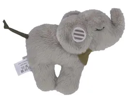 Sterntaler Mini Spieltier Elefant Eddy mit Rassel Grau