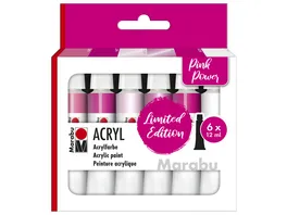 Marabu Acrylfarben Set Pink Power