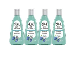 GUHL Shampoo Anti Schuppen 4er Pack