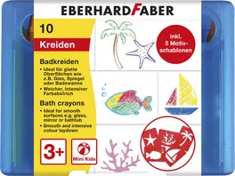 EBERHARD FABER Badkreide 10er Etui ink Schablonen