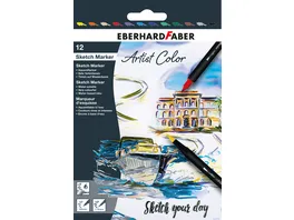 EBERHARD FABER Layoutmarker Sketch Marker Artist Color 12er Set