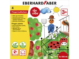 EBERHARD FABER Color Fingermalfarbe 4er Set