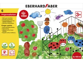 EBERHARD FABER Color Fingermalfarbe 6er Set