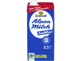 Alnatura Bio Haltbare Alpenmilch 3 5 Fett