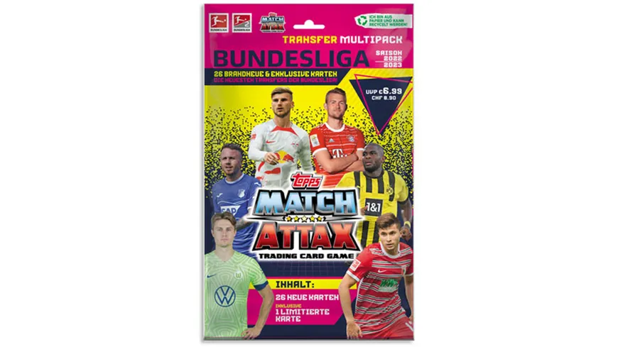 Topps Match Attax Bundesliga 2022/2023 - Mega Pack : : Toys &  Games