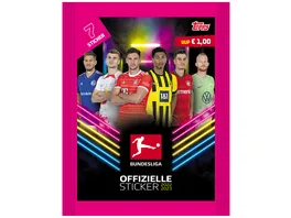 Topps Bundesliga Sticker 2022 2023 Tuete mit 7 Stickern