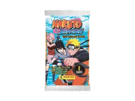 Panini Naruto Shippuden Trading Cards Flow Pack Box 18er