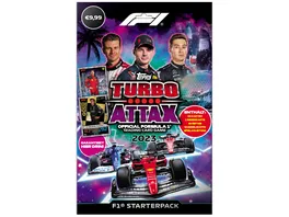 Topps TURBO ATTAX Official Formula1 Trading Card Game 2023 Starterpack