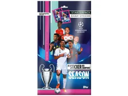 Topps UEFA Champions League 2023 2024 Sticker Starterpack