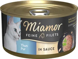 Miamor Katzennassfutter Feine Filets Thun pur in Sauce