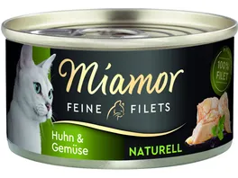 Miamor Katzennassfutter Feine Filets Naturell Huhn Gemuese
