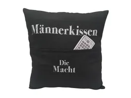 HERGO Maennerkissen mit Tasche