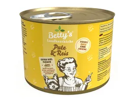 Betty s Landhauskueche Hundenassfutter Pute Reis