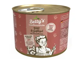 Betty s Landhauskueche Hundenassfutter Wild Gefluegel