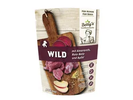 Betty s Landhauskueche Hundenassfutter Frischebeutel Wild mit Amaranth