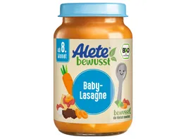 ALETE bewusst Bio Baby Lasagne ab 8 Monat