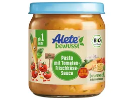 ALETE bewusst Bio Pasta mit Tomaten Frischkaese Sauce