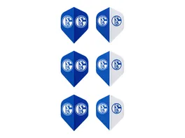 FC Schalke 04 Dartflights 6er Set