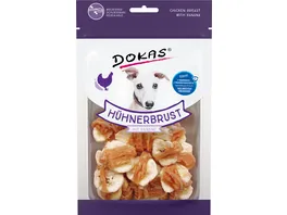 Dokas Hunde Snack Huehnerbrustfilet mit Banane