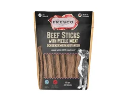 FRESCO Martin Ruetter Hundesnack Beef Sticks Ochsenziemenkaustangen