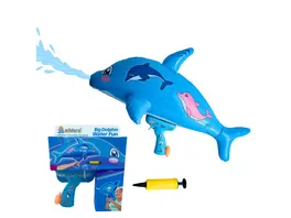alldoro 60127 Aufblasbare Wasserpistole in Delfin Form