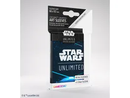 Gamegenic STAR WARS UNLIMITED ART SLEEVES SPACE BLUE