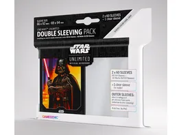 Gamegenic STAR WARS UNLIMITED DOUBLE SLEEVING PACK DARTH V