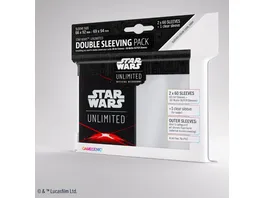 Gamegenic STAR WARS UNLIMITED DOUBLE SLEEVING PACK SPACE RED
