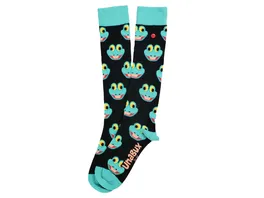 UnaBux Unisex Kniestruempfe Frosch