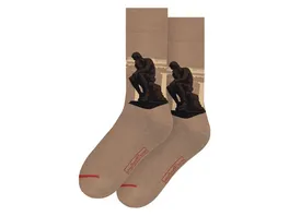 MuseARTa Unisex Socken Auguste Rodin The Thinker