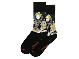 MuseARTa Unisex Socken Unknown Artist The Armada Portrait of Elizabeth I