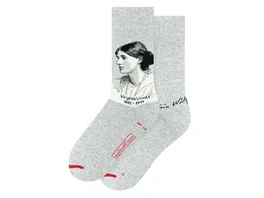 MuseARTa Unisex Socken George Charles Beresford Portrait of Virginia Woolf