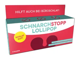 Liebeskummerpillen Schnarch Stopp Lollipop