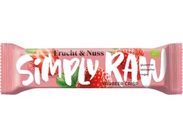 SIMPLY RAW Frucht Nuss Erdbeer Crisp