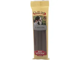 Classic Dog Hundesnack Big Sticks Lamm Reis 3er Pack