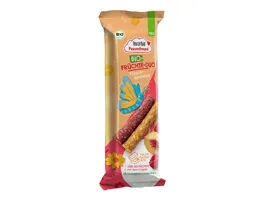 FruchtBar Pausenfreund Bio Fruechte Duo Pfirsich Himbeere